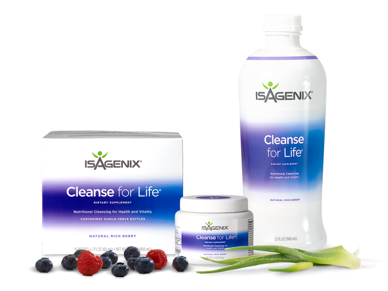 Choose Your Way to Cleanse with Cleanse for Life  Isagenix Health